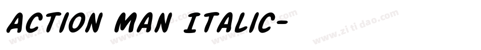 Action Man Italic字体转换